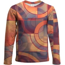 Дитячий 3D лонгслів Geometric pattern
