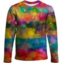 Дитячий 3D лонгслів Rainbow spots