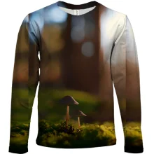 Детский 3D лонгслив Mushrooms sunshine
