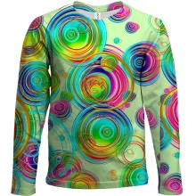Дитячий 3D лонгслів Rainbow circles on the water
