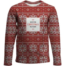 Детский 3D лонгслив Christmas pattern
