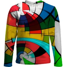 Дитячий 3D лонгслів Abstraction. 4