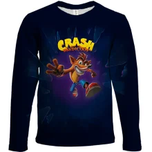 Детский 3D лонгслив Crash Bandicoot (2)