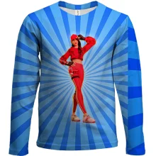 Дитячий 3D лонгслів Fortnite Girl