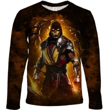 Дитячий 3D лонгслів Mortal Kombat - Scorpion