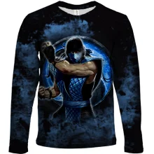 Дитячий 3D лонгслів Mortal Kombat - Sub Zero