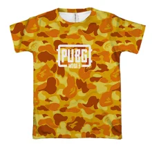 3D футболка PUBG x BAPE