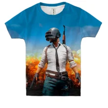 Дитяча 3D футболка PlayerUnknowns Battlegrounds PUBG