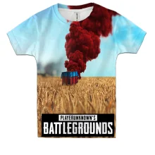 Дитяча 3D футболка PUBG - airdrop
