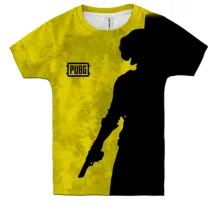 Дитяча 3D футболка PUBG | ПАБГ YELLOW