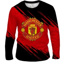 Мужской 3D лонгслив MANCHESTER UNITED