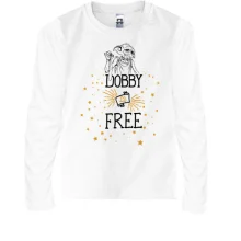 Детский лонгслив Dobby is free - Добби свободен!