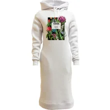 Худи платье Flowers Fashion