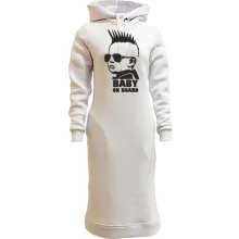 Худи платье Baby on board