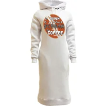Худи платье Scream coffee