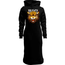 Худі сукня BIG з тигром, що гарчить