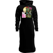 Худі сукня Fashion Basic Flowers