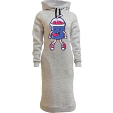 Худи платье Brain juce