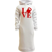 Худи платье LOVE WorkOut
