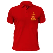 Футболка поло Keep Calm and use Putin Huilo