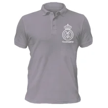 Футболка поло с белой эмблемой Real Madrid