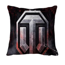 3D подушка World of Tanks із великою емблемою на темному тлі
