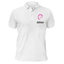 Футболка поло Debian