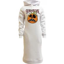 Худи платье Halloween с тыквой