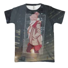 3D футболка Sakura casual style