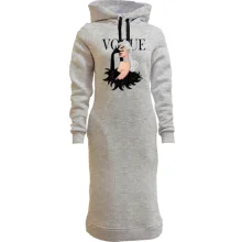 Худи платье VOGUE blonde girl 1