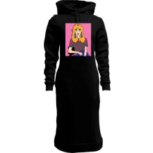 Худи платье Blonde in a strange t-shirt