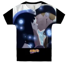 Детская 3D футболка Naruto and Hinata kiss