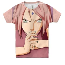 Детская 3D футболка Sakura power