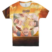 Детская 3D футболка Naruto`s comand 7