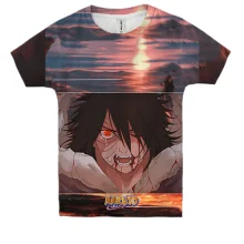 Детская 3D футболка Sasuke Uchiha 5