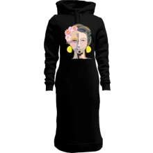 Худи платье Woman with pop art portrait
