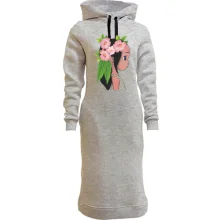 Худи платье Baby with flowers 1