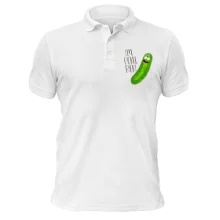 Футболка поло I'm pickle Rick!
