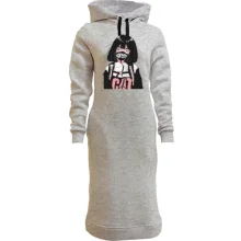 Худи платье Supreme Mask Girl