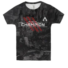 Детская 3D футболка You Are The Champion APEX Legends