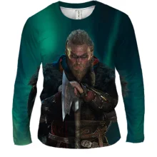Мужской 3D лонгслив Assassin’s Creed Valhalla (Викинг)