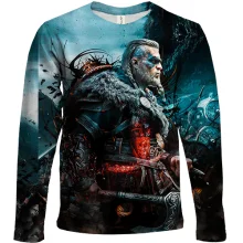 Дитячий 3D лонгслів Assassin’s Creed Valhalla