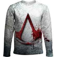 Дитячий 3D лонгслів Assassin’s Creed лого