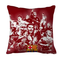 3D подушка с футболистами FC Barcelona