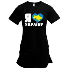 Туника с надписью «Я люблю Украину» и картой