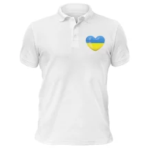 Футболка поло Люблю Украину