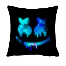 3D подушка с космическим логотипом Marshmello