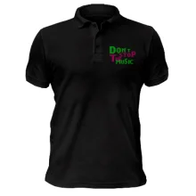 Футболка поло Dont stop the music