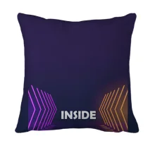 3D подушка з написом "Inside"