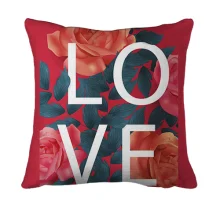3D подушка с розами Love